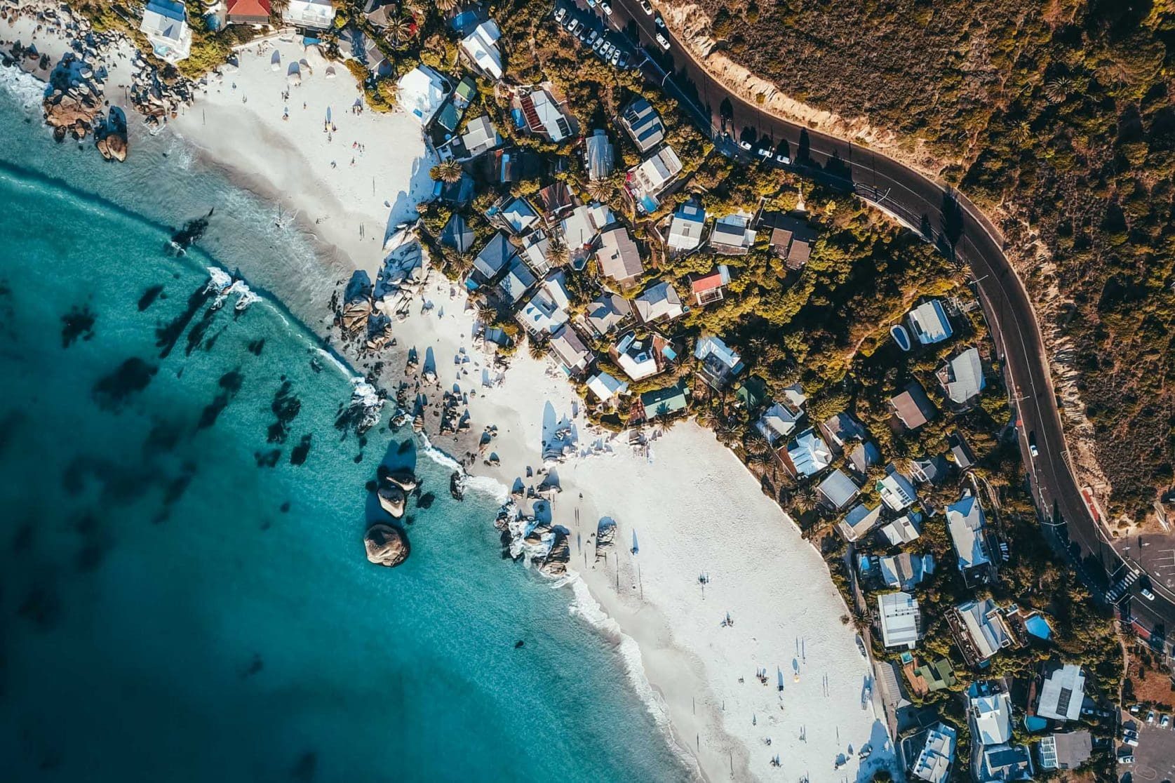 camps bay en clifton beach in Kaapstad